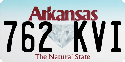 AR license plate 762KVI