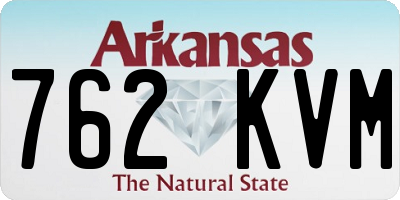 AR license plate 762KVM
