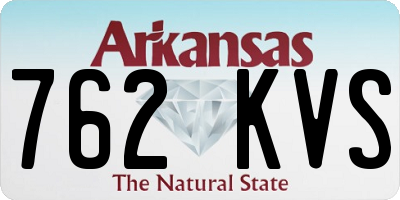 AR license plate 762KVS