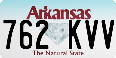 AR license plate 762KVV