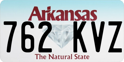 AR license plate 762KVZ