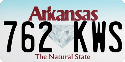 AR license plate 762KWS