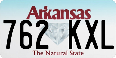 AR license plate 762KXL