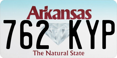 AR license plate 762KYP