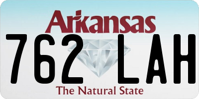 AR license plate 762LAH