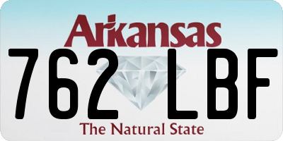 AR license plate 762LBF