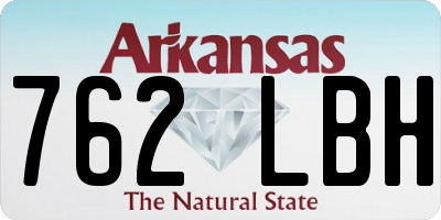 AR license plate 762LBH