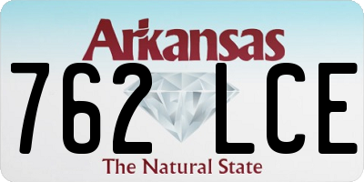 AR license plate 762LCE