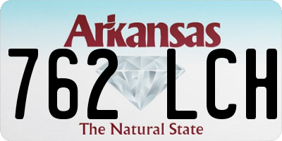 AR license plate 762LCH