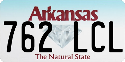 AR license plate 762LCL