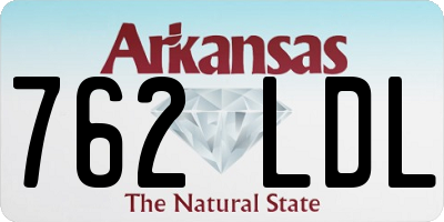 AR license plate 762LDL