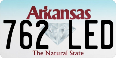 AR license plate 762LED
