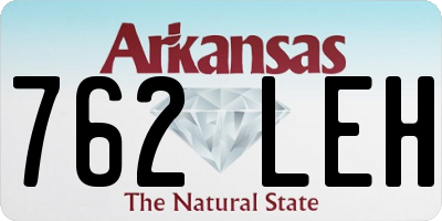 AR license plate 762LEH