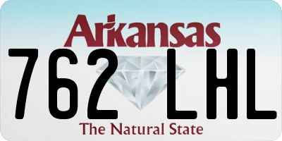 AR license plate 762LHL