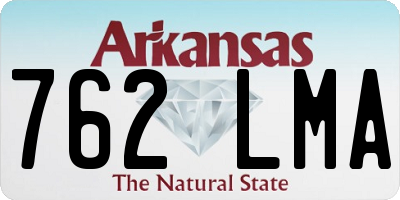 AR license plate 762LMA