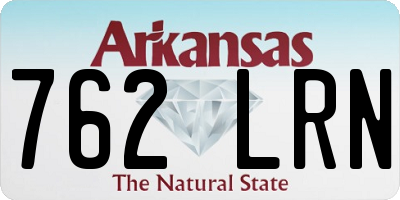 AR license plate 762LRN