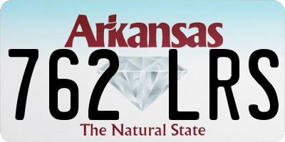 AR license plate 762LRS