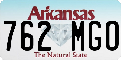 AR license plate 762MGO