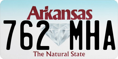 AR license plate 762MHA