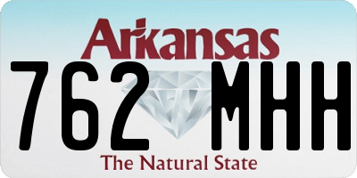 AR license plate 762MHH