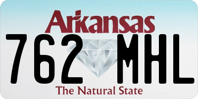 AR license plate 762MHL
