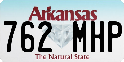 AR license plate 762MHP