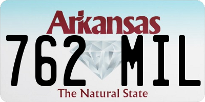 AR license plate 762MIL