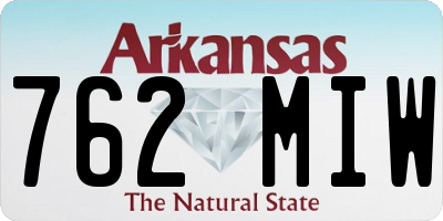 AR license plate 762MIW