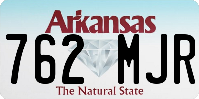 AR license plate 762MJR