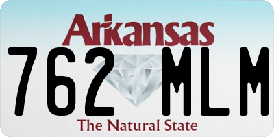 AR license plate 762MLM