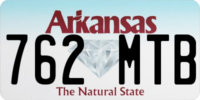 AR license plate 762MTB