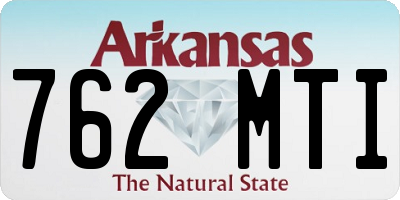 AR license plate 762MTI