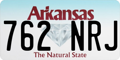 AR license plate 762NRJ