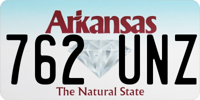 AR license plate 762UNZ