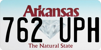 AR license plate 762UPH