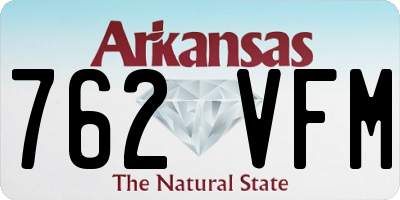 AR license plate 762VFM