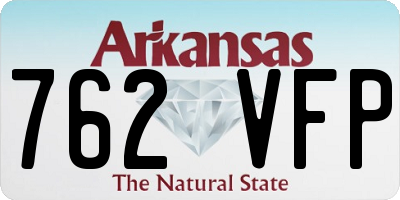AR license plate 762VFP