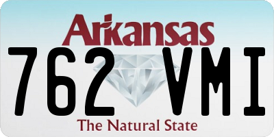AR license plate 762VMI