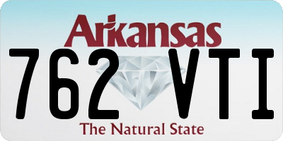 AR license plate 762VTI