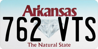 AR license plate 762VTS