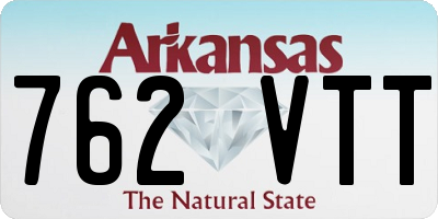 AR license plate 762VTT