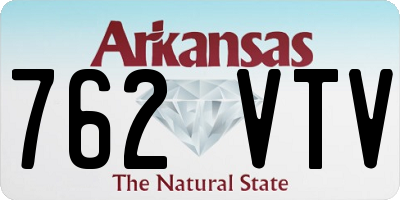 AR license plate 762VTV