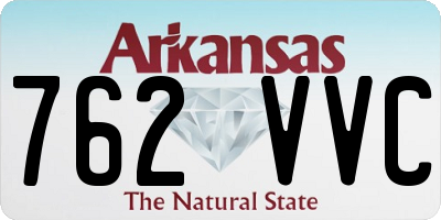 AR license plate 762VVC