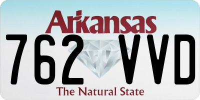 AR license plate 762VVD
