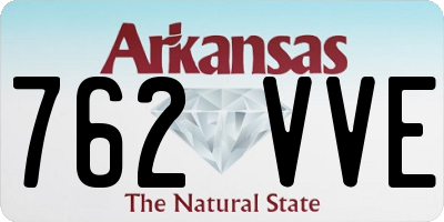AR license plate 762VVE