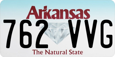 AR license plate 762VVG