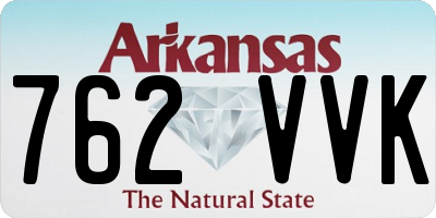 AR license plate 762VVK