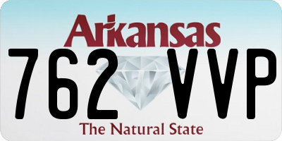 AR license plate 762VVP