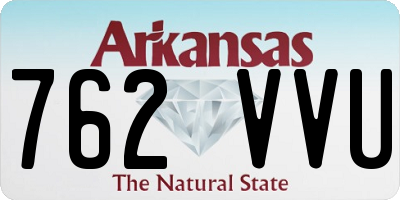 AR license plate 762VVU