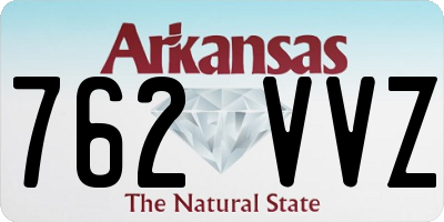 AR license plate 762VVZ